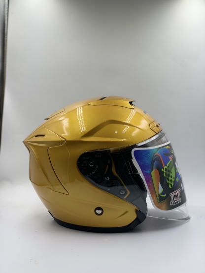MHR NV Force Dual Visor Plain Solid Colour (SIRIM)